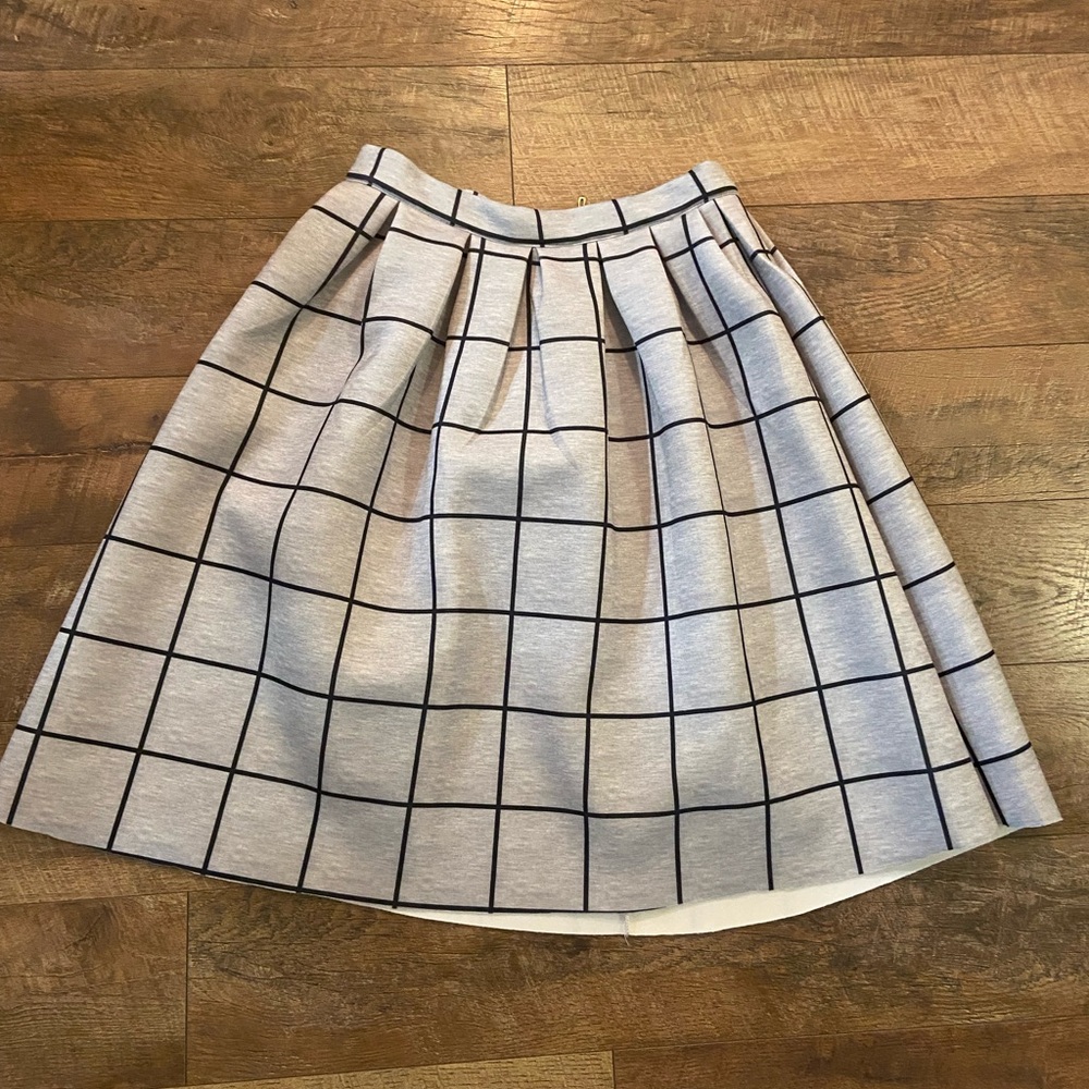 Chicwish Gray Checkered Skirt